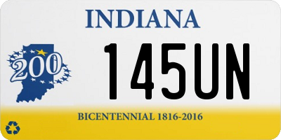 IN license plate 145UN