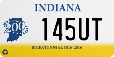 IN license plate 145UT