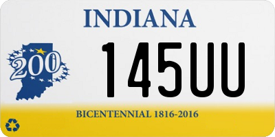 IN license plate 145UU