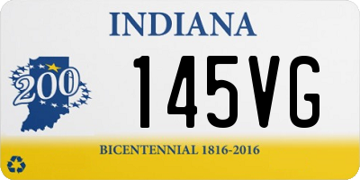 IN license plate 145VG
