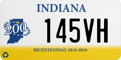 IN license plate 145VH