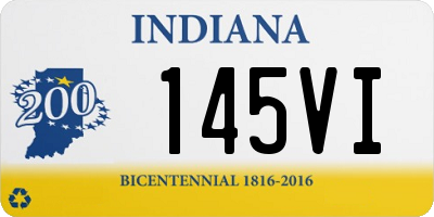 IN license plate 145VI