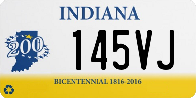 IN license plate 145VJ