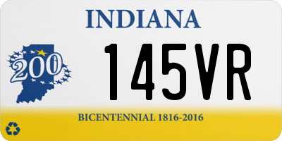 IN license plate 145VR