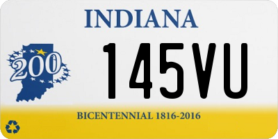 IN license plate 145VU