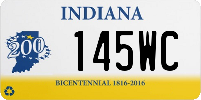 IN license plate 145WC