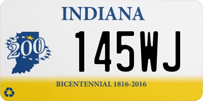 IN license plate 145WJ