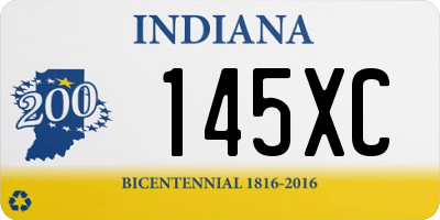 IN license plate 145XC