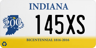 IN license plate 145XS