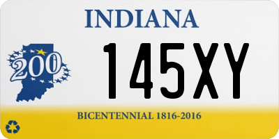 IN license plate 145XY