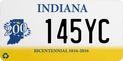 IN license plate 145YC