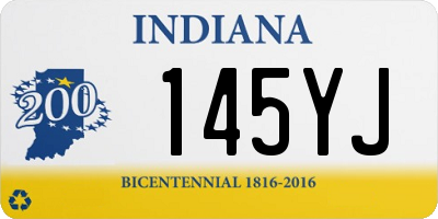 IN license plate 145YJ