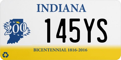 IN license plate 145YS