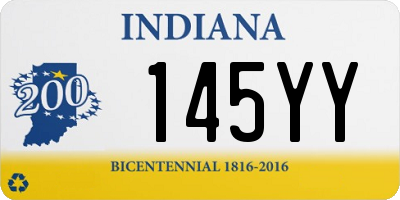 IN license plate 145YY