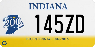 IN license plate 145ZD