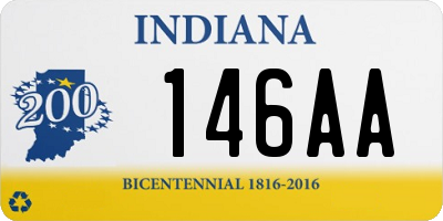 IN license plate 146AA