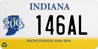 IN license plate 146AL