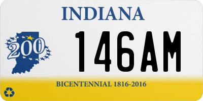 IN license plate 146AM