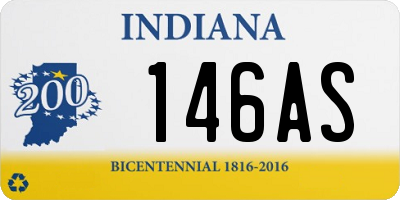 IN license plate 146AS