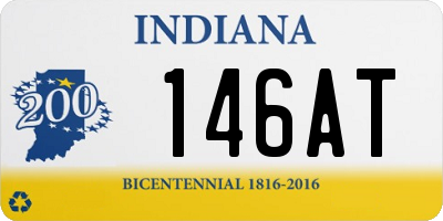 IN license plate 146AT