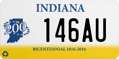 IN license plate 146AU