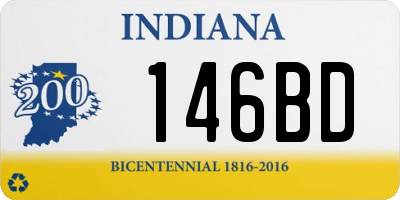 IN license plate 146BD
