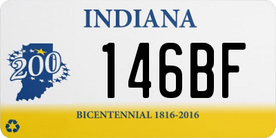 IN license plate 146BF