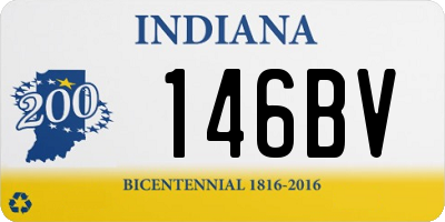 IN license plate 146BV