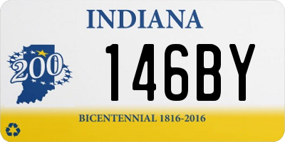 IN license plate 146BY
