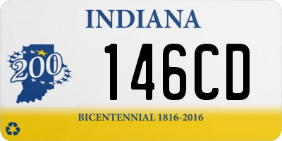 IN license plate 146CD