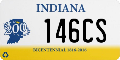 IN license plate 146CS