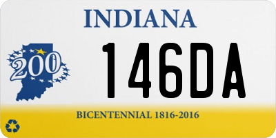 IN license plate 146DA