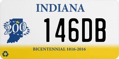 IN license plate 146DB