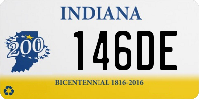 IN license plate 146DE