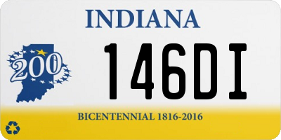 IN license plate 146DI