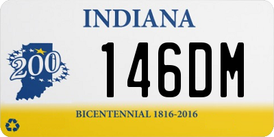 IN license plate 146DM