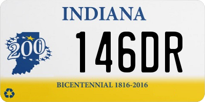 IN license plate 146DR