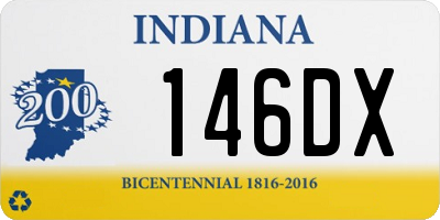 IN license plate 146DX