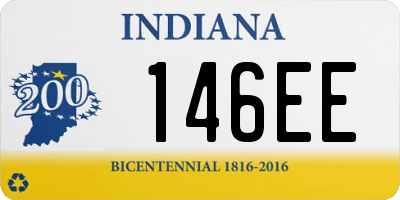 IN license plate 146EE