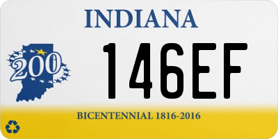 IN license plate 146EF