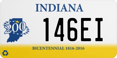 IN license plate 146EI