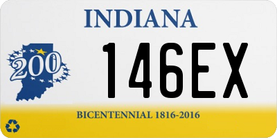 IN license plate 146EX