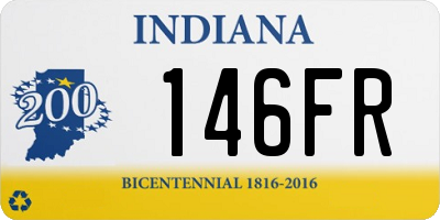 IN license plate 146FR