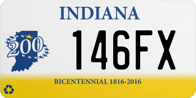 IN license plate 146FX