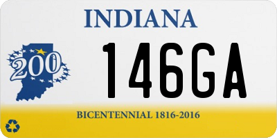 IN license plate 146GA