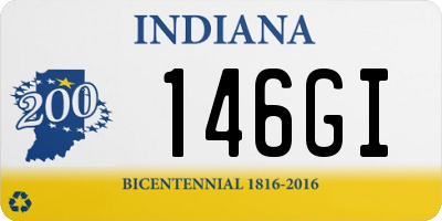 IN license plate 146GI
