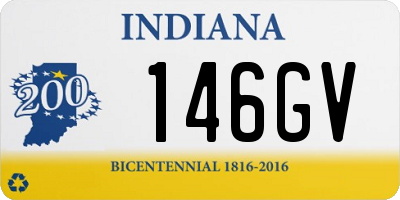 IN license plate 146GV