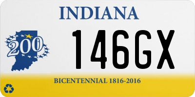 IN license plate 146GX