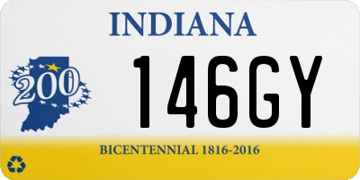 IN license plate 146GY