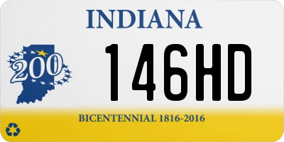 IN license plate 146HD